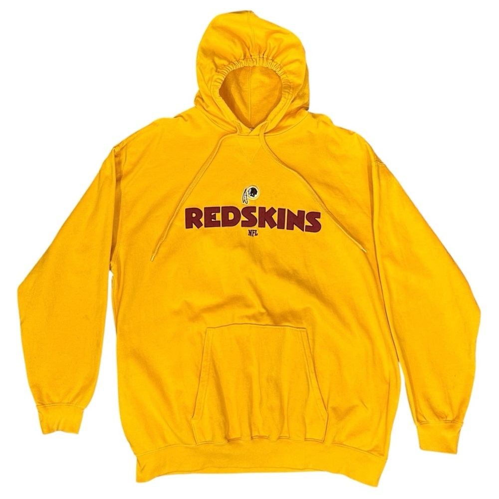 Vintage 90s Washington Redskins NFL Team Apparel Hoodie Gold Yellow Men’s XL